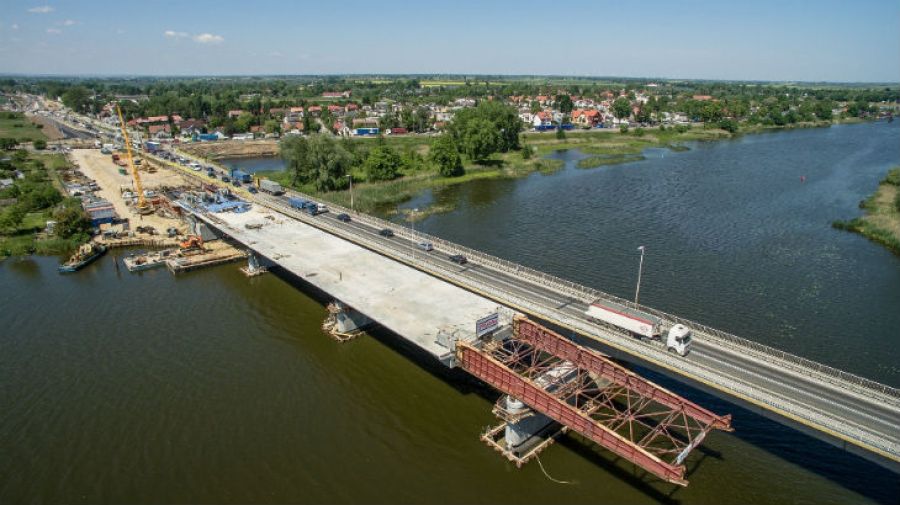 Malbork. Most przez Nogat oddany do użytku