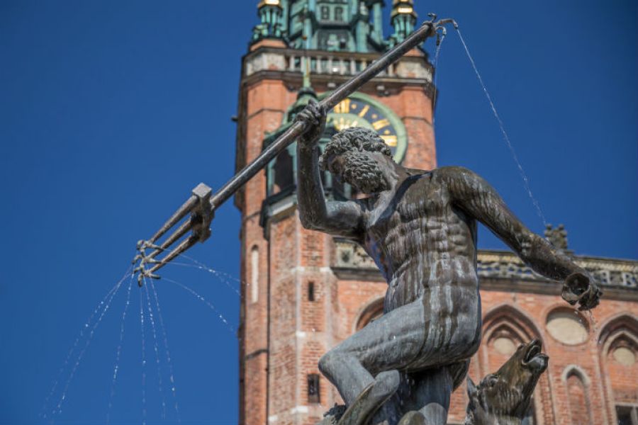 Najstarsza gdańska fontanna już leje