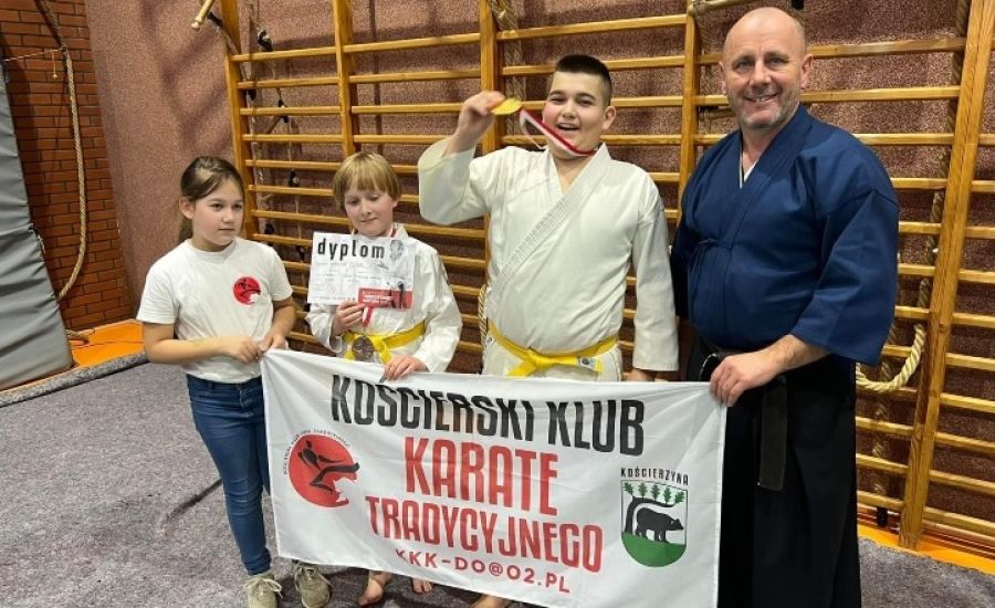 Sukcesy kościerskich zawodników w Pomorskim Turnieju Karate